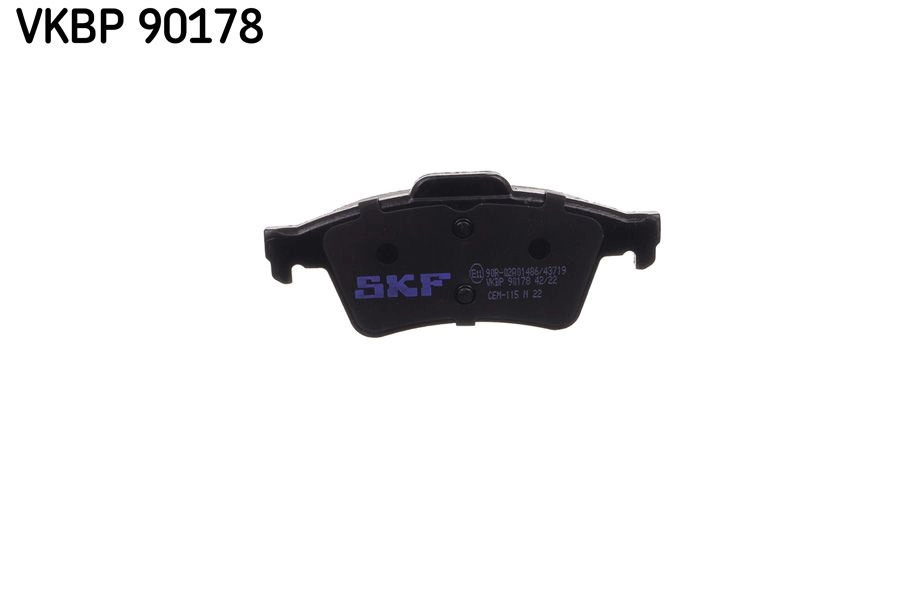 Тормозные колодки дисковые, комплект SKF U F8I07 VKBP 90178 1440251241 - Изображение 1
