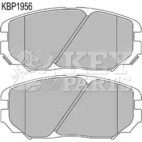 Тормозные колодки, дисковые, комплект KEY PARTS KBP1956 60Z J5 4309177 PUS2V изображение 0