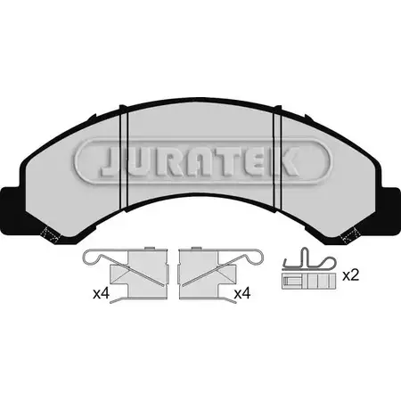 Тормозные колодки, дисковые, комплект JURATEK 4332866 GNP4ZC5 B JQWOKU JCP009