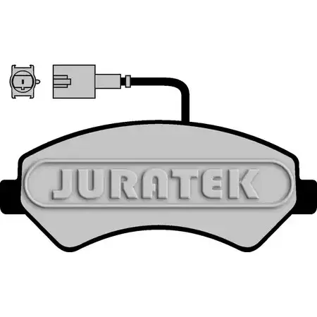 Тормозные колодки, дисковые, комплект JURATEK JCP022 244 66 4332875 24467 изображение 0