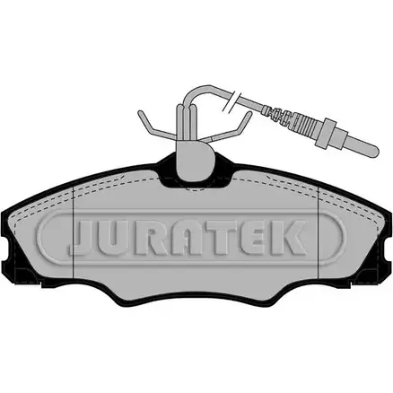 Тормозные колодки, дисковые, комплект JURATEK JCP1062 21749 217 24 4332951