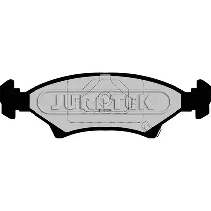Тормозные колодки, дисковые, комплект JURATEK 20753 JCP206 4333339 20640 изображение 0