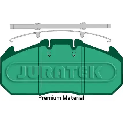 Тормозные колодки, дисковые, комплект JURATEK 29 131 4333349 JCP2404 8HN64DC