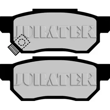 Тормозные колодки, дисковые, комплект JURATEK JCP621 21313 21 312 4333437 изображение 0