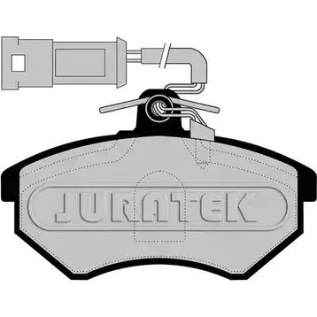 Тормозные колодки, дисковые, комплект JURATEK 39OH7L JCP774 2 0168 4333466 изображение 0