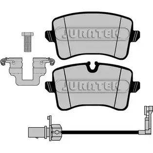 Тормозные колодки, дисковые, комплект JURATEK JCP8002 25214 2 4606 4333478 изображение 0