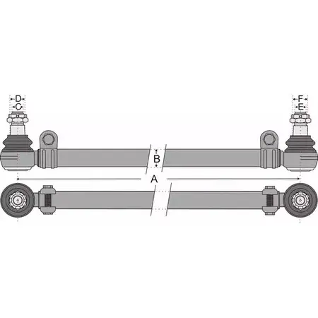 Поперечная рулевая тяга JURATEK 0 O366KT JSS1463A RF3FR 4333875 изображение 0
