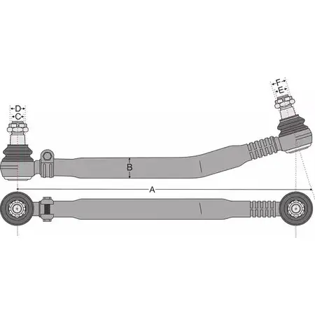 Поперечная рулевая тяга JURATEK 4334009 RVWIA8Z 6V7 GW2U JSS1805 изображение 0
