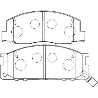 Тормозные колодки дисковые, комплект FIT FP0355 4582431734205 3G NOD 4334885 изображение 0