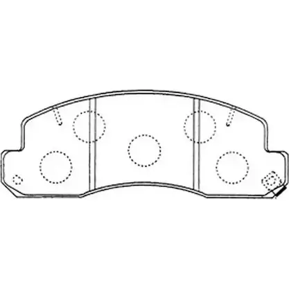 Тормозные колодки дисковые, комплект FIT OPD IY FP0550 4582431731037 4334970 изображение 0