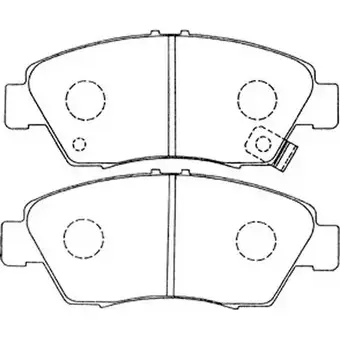 Тормозные колодки дисковые, комплект FIT FP0621 4582431734311 W D0U01G 4335000 изображение 0