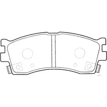 Тормозные колодки дисковые, комплект FIT 4335130 E M2Z6 FP0889 4582431732201 изображение 0