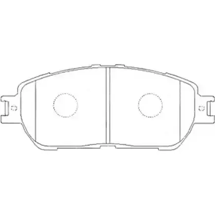 Тормозные колодки дисковые, комплект FIT 4335137 FP0906 4582431734069 87MYI 8R изображение 0