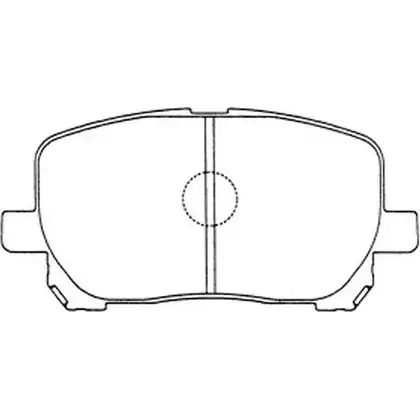 Тормозные колодки дисковые, комплект FIT 4335146 FP0923 4582431734045 QXV7 Q