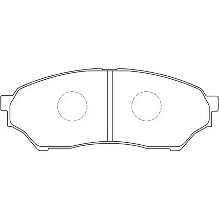 Тормозные колодки дисковые, комплект FIT SG0U W FP1218 4582431731785 4335320 изображение 0