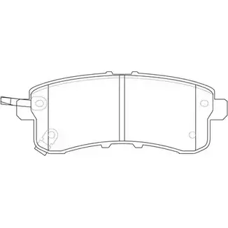 Тормозные колодки дисковые, комплект FIT 4335492 F VNUNQ FP1510 4582431731112