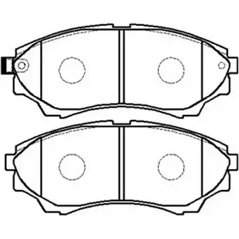 Тормозные колодки дисковые, комплект FIT 4335517 4582431733482 FP1574 L3C DQN3 изображение 0