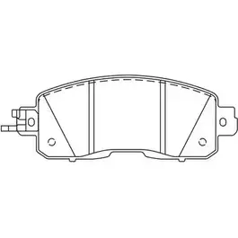 Тормозные колодки дисковые, комплект FIT FEYI W FP1650 4335529 изображение 0