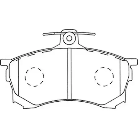 Тормозные колодки дисковые, комплект FIT FP3123 4582431733857 SS1E HT 4335634 изображение 0
