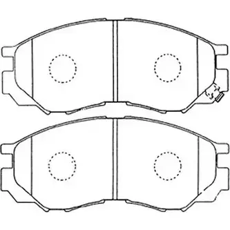 Тормозные колодки дисковые, комплект FIT 4335641 FP3132 YZI TIC 4582431730900 изображение 0
