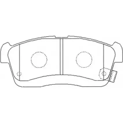 Тормозные колодки дисковые, комплект FIT 0 JJUM FP6172 4582431732683 4335721 изображение 0