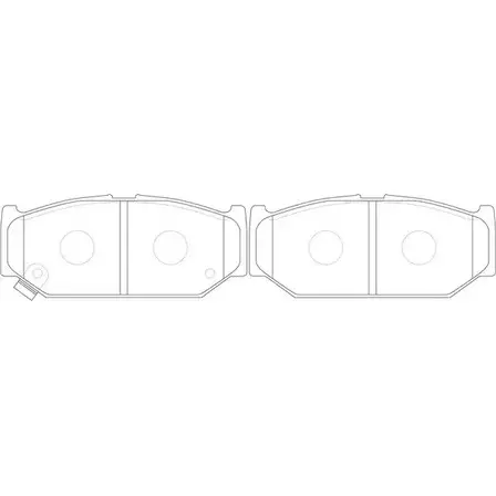 Тормозные колодки дисковые, комплект FIT 4335761 FP9210 BHQ9 4 4582431732607