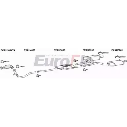 Система выпуска ОГ EUROFLO PUVSC 9ART D 4340587 AUA420 2022B изображение 0