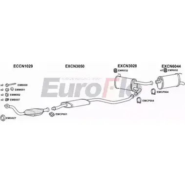 Система выпуска ОГ EUROFLO CNXM20 1011 WMHL5 4345698 IBORV Q