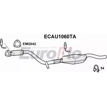 Катализатор EUROFLO 4346772 28225 2094 3 ECAU1060TA изображение 0