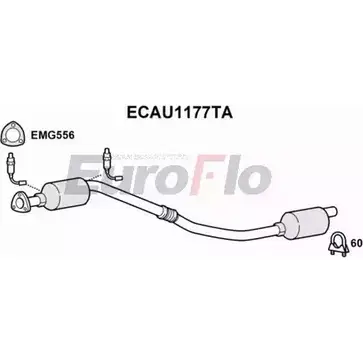 Катализатор EUROFLO AUC7164H 4346897 ECAU1177TA 8E0 254503AX изображение 0