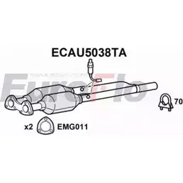 Катализатор EUROFLO 1J11 31701JX ECAU5038TA AUC8033H 4346936