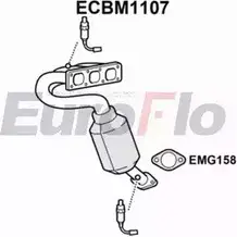 Катализатор EUROFLO 4347070 ECBM1107 AS45224 1840751 8678 изображение 0