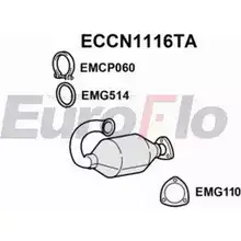 Катализатор EUROFLO 4347407 1358184080 ECCN1116TA 1352318 080 изображение 0
