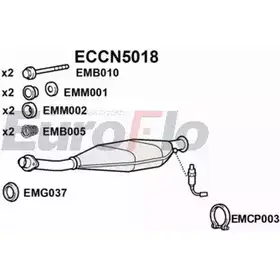 Катализатор EUROFLO ECCN5018 4347454 3 70163 BM90997 изображение 0