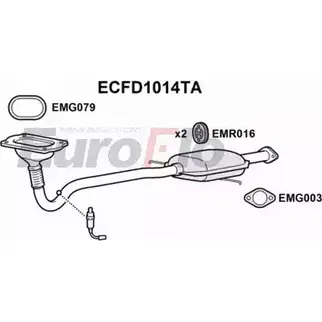 Катализатор EUROFLO 4347672 ECFD1014TA BM90405H 2037 6 изображение 0