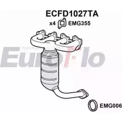 Катализатор EUROFLO 4347689 20477 ECFD1027TA 2 0380 изображение 0