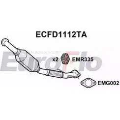 Катализатор EUROFLO 090-5 70 4347766 ECFD1112TA 1555635 изображение 0