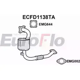Катализатор EUROFLO ECFD1138TA 188132 1 4347792 FDC7114H изображение 0