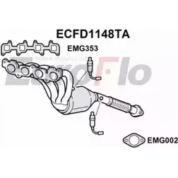 Катализатор EUROFLO FDC7124H 4347802 19 07696 ECFD1148TA изображение 0