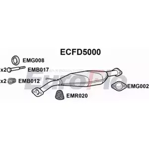 Катализатор EUROFLO ECFD5000 0 99-212 4347803 19144 изображение 0