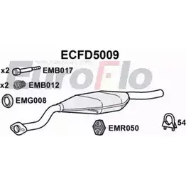 Катализатор EUROFLO ECFD5009 4347811 099-225 098-2 25 изображение 0