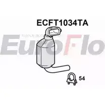 Катализатор EUROFLO 090-613 4347935 ECFT1034TA 090-54 5 изображение 0