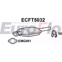 Катализатор EUROFLO 098- 162 4348004 370283 ECFT5032 изображение 0