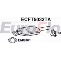 Катализатор EUROFLO 311502 4348005 2 0600 ECFT5032TA изображение 0