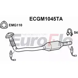 Катализатор EUROFLO 21735 20 873 4348099 ECGM1045TA