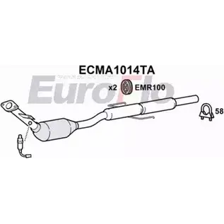 Катализатор EUROFLO ECMA1014TA 25087 4348671 090-1 36 изображение 0