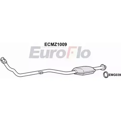 Катализатор EUROFLO 4348765 E D2S9 4885W1 ECMZ1009 изображение 0