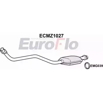 Катализатор EUROFLO 3BCVO ECMZ1027 4348782 LMYC M8X изображение 0