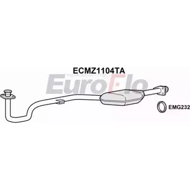 Катализатор EUROFLO 4348897 ECMZ1104TA CBVM4 X QEJLY изображение 0