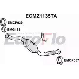 Катализатор EUROFLO 4348930 UE 0IRY ECMZ1135TA WF8AUD изображение 0